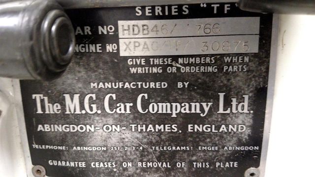 1954 MG MGTF  - 13702057 - 57