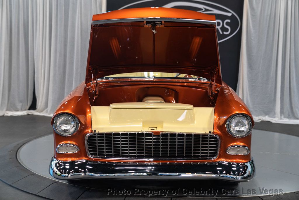 1955 Used Chevrolet Bel Air Custom Restomod 0k Build 1 Of A Kind At Celebrity Cars Las Vegas Nv Iid