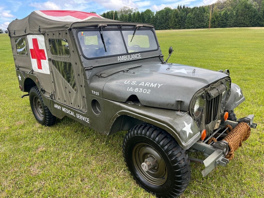 1955 Jeep M170 Frontline Ambulance MASH US Army Jeep - 23019541 | Video 1