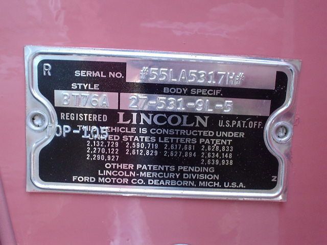 1955 Lincoln CAPRI  - 916608 - 51