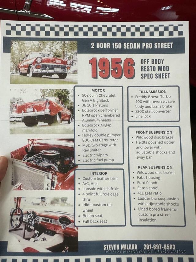 1956 Chevrolet 150  - 23041391 - 53