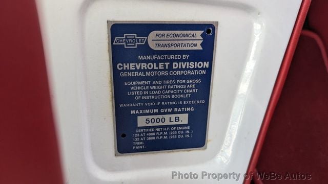 1956 Chevrolet 3100 Big Window Restomod Pickup For Sale - 22081716 - 99