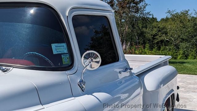 1956 Chevrolet 3100 Big Window Restomod Pickup For Sale - 22081716 - 29
