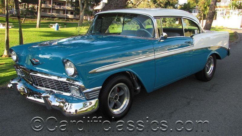 1956 Chevrolet Bel Air TEAL/WHITE - 7947932 - 9