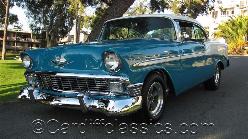 1956 Chevrolet Bel Air TEAL/WHITE - 7947932 - 11