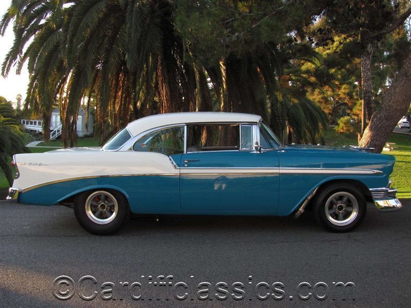 1956 Chevrolet Bel Air TEAL/WHITE - 7947932 - 12