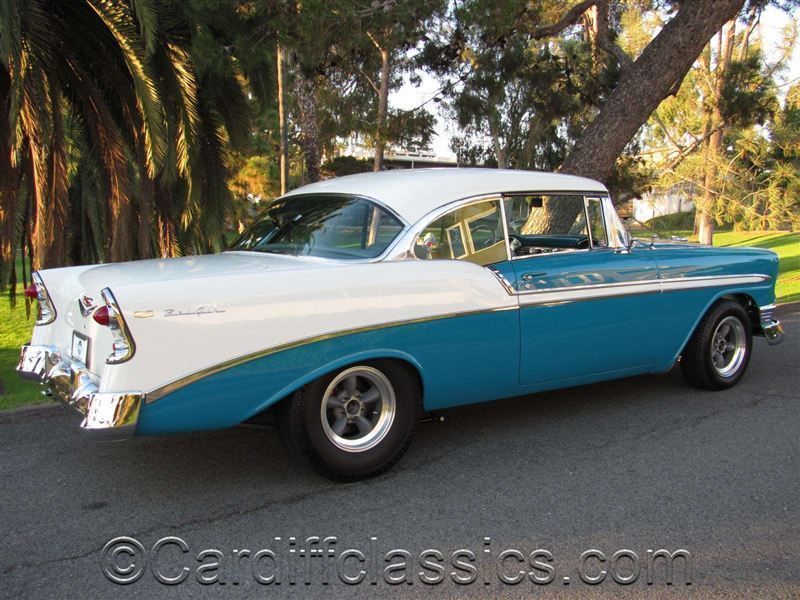 1956 Chevrolet Bel Air TEAL/WHITE - 7947932 - 2