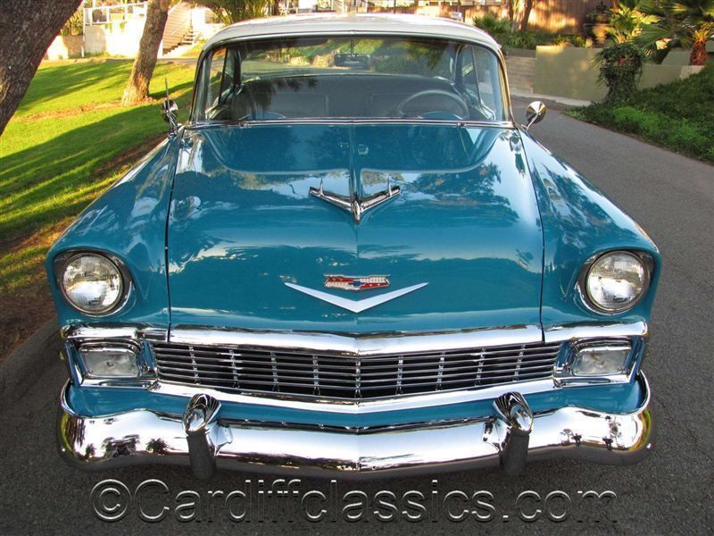 1956 Chevrolet Bel Air TEAL/WHITE - 7947932 - 3