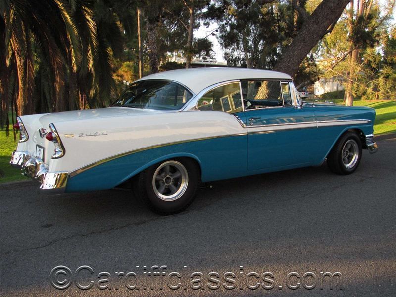 1956 Chevrolet Bel Air TEAL/WHITE - 7947932 - 44