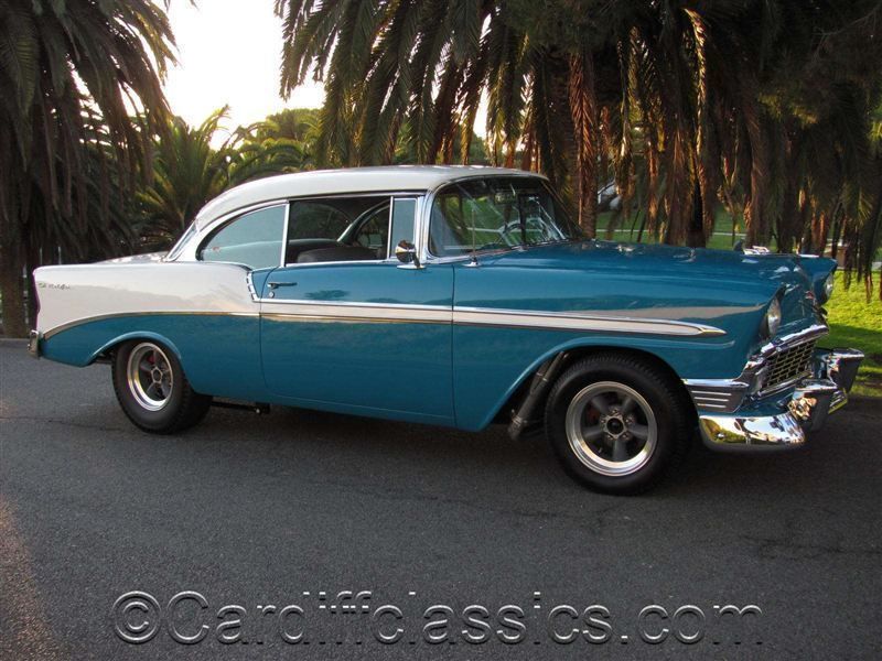 1956 Chevrolet Bel Air TEAL/WHITE - 7947932 - 4