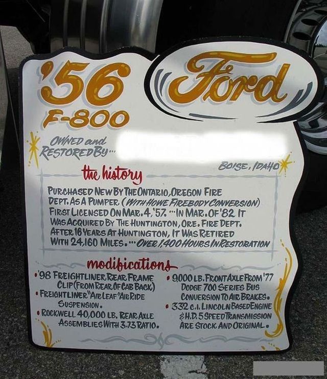 1956 Ford F800 BIG JOB - 1957441 - 46