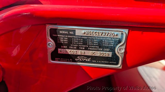 1956 Ford Sunliner Convertible For Sale - 22916791 - 99