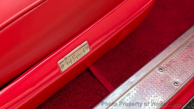 1956 Ford Sunliner Convertible For Sale - 22916791 - 77