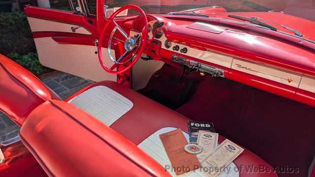 1956 Ford Sunliner Convertible For Sale - 22916791 - 78