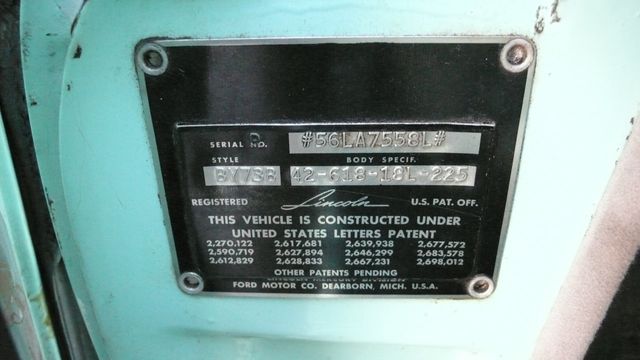 1956 LINCOLN PREMIERE  - 14235735 - 61