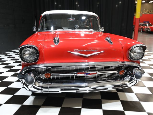 1957 Chevrolet Bel Air CORVETTE RED - LOADED - 5 SPEED - 23056682 - 9