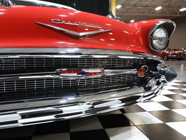 1957 Chevrolet Bel Air CORVETTE RED - LOADED - 5 SPEED - 23056682 - 10