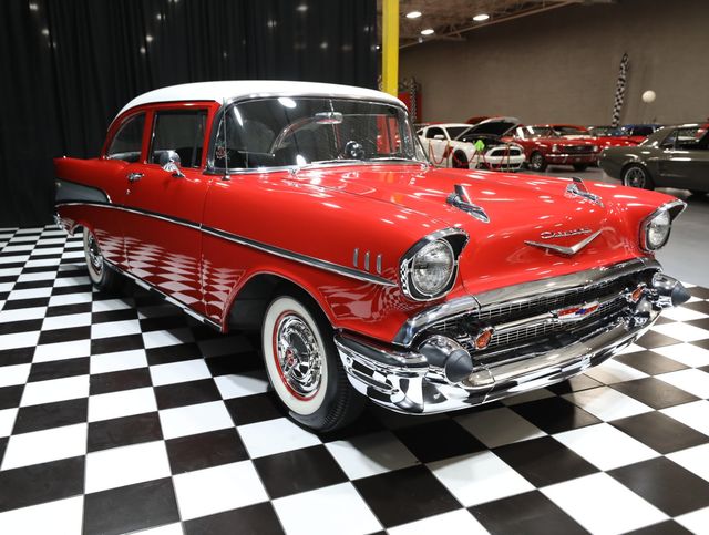 1957 Chevrolet Bel Air CORVETTE RED - LOADED - 5 SPEED - 23056682 - 14