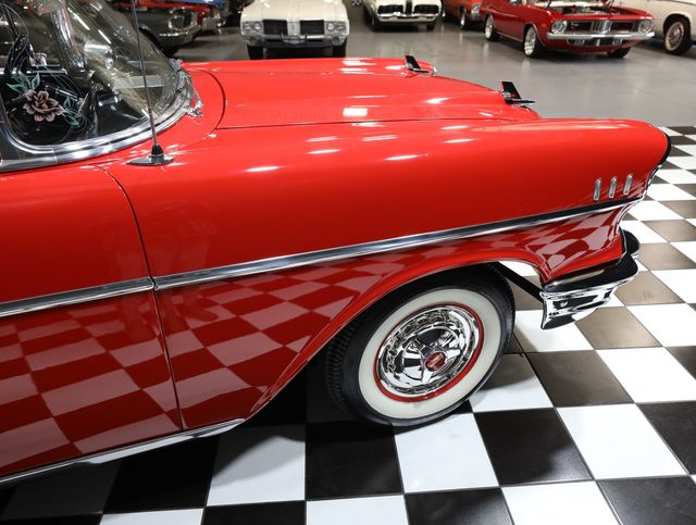 1957 Chevrolet Bel Air CORVETTE RED - LOADED - 5 SPEED - 23056682 - 16