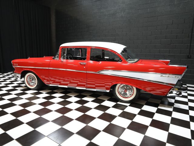 1957 Chevrolet Bel Air CORVETTE RED - LOADED - 5 SPEED - 23056682 - 24