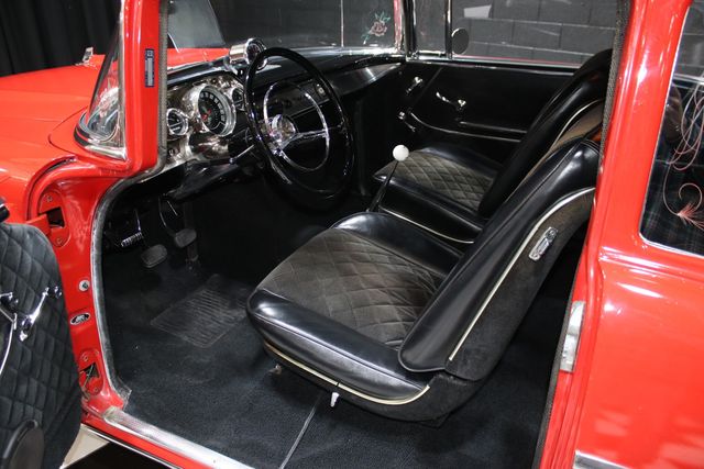 1957 Chevrolet Bel Air CORVETTE RED - LOADED - 5 SPEED - 23056682 - 2
