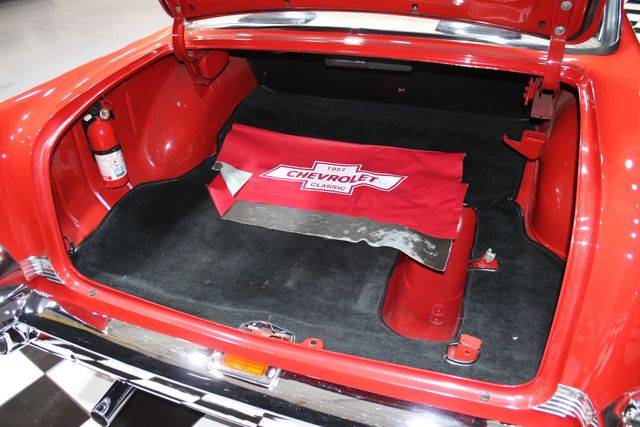 1957 Chevrolet Bel Air CORVETTE RED - LOADED - 5 SPEED - 23056682 - 3