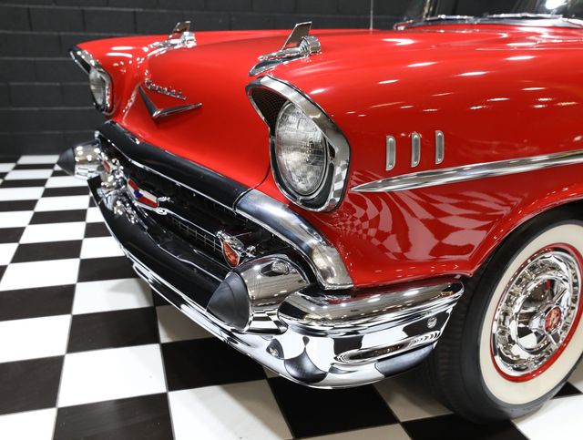 1957 Chevrolet Bel Air CORVETTE RED - LOADED - 5 SPEED - 23056682 - 7