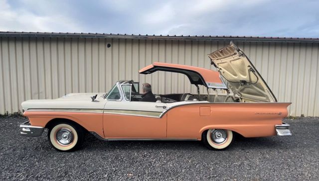 1957 Used Ford Fairlane 500 Skyliner Convertible For Sale at WeBe 