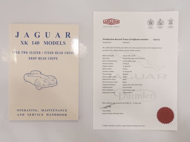 1957 Jaguar XK140 MC Drophead Coupe XK140 DROPHEAD - 20060179 - 38