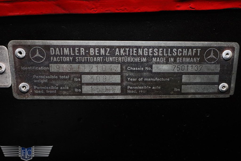 1957 Mercedes-Benz 190SL  - 22920917 - 34