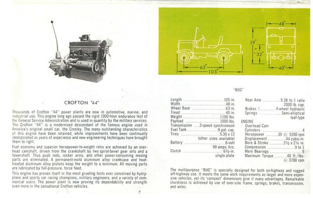 1958 CROFTON BUG  - 19138332 - 9