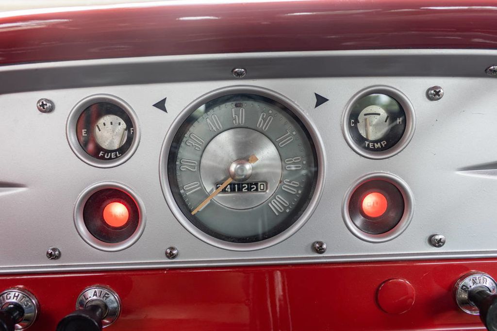 1958 Chev Lens Set 6 Piece Speed Temp Odometer Trans Power Fuel Clock 58 Catalog 