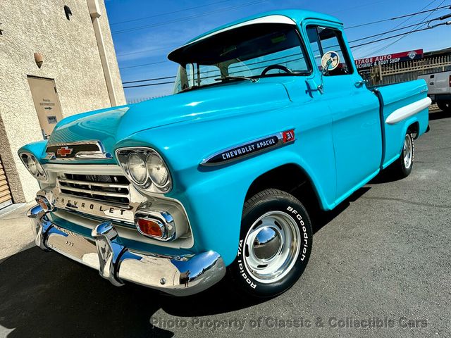1959 Chevrolet Apache 3100 Rare Short Bed Big Window - 23058859 - 8