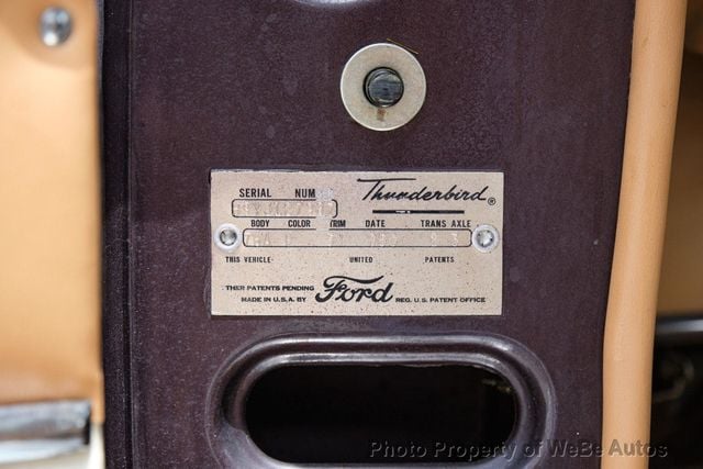 1959 Ford Thunderbird Convertible - 22496788 - 70