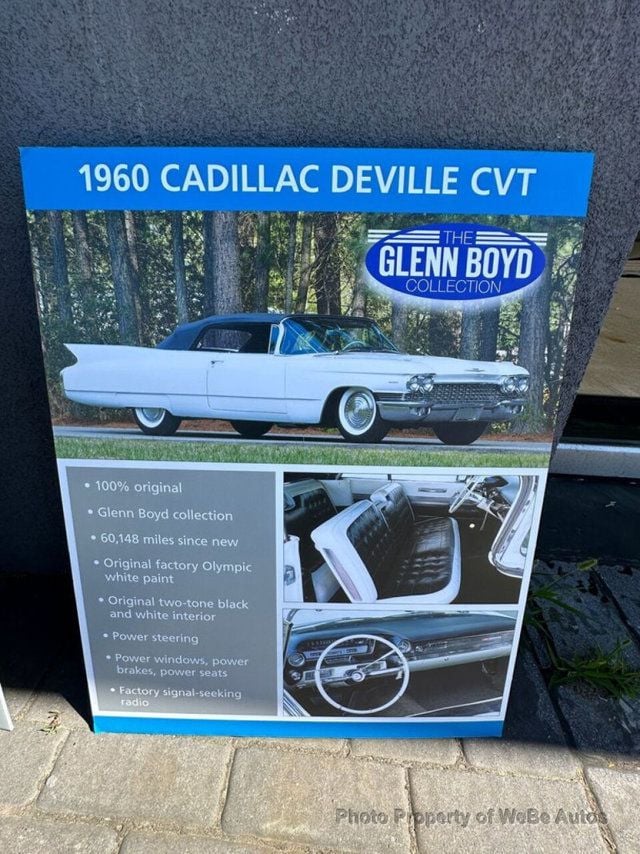 1960 Cadillac DeVille Convertible  - 22474518 - 70