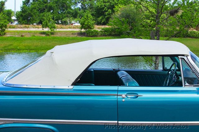 1961 Ford Galaxie Convertible Factory Z Code 390 V8 - 23014676 - 39
