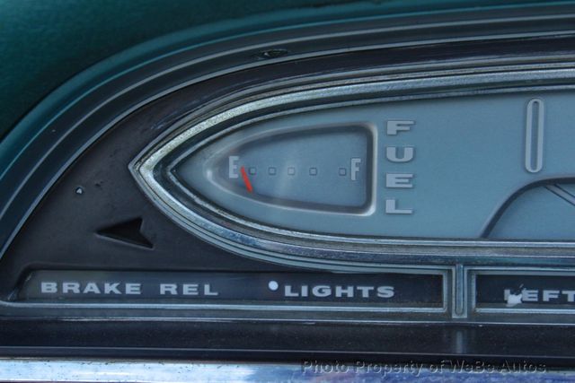 1961 Ford Galaxie Convertible Factory Z Code 390 V8 - 23014676 - 82