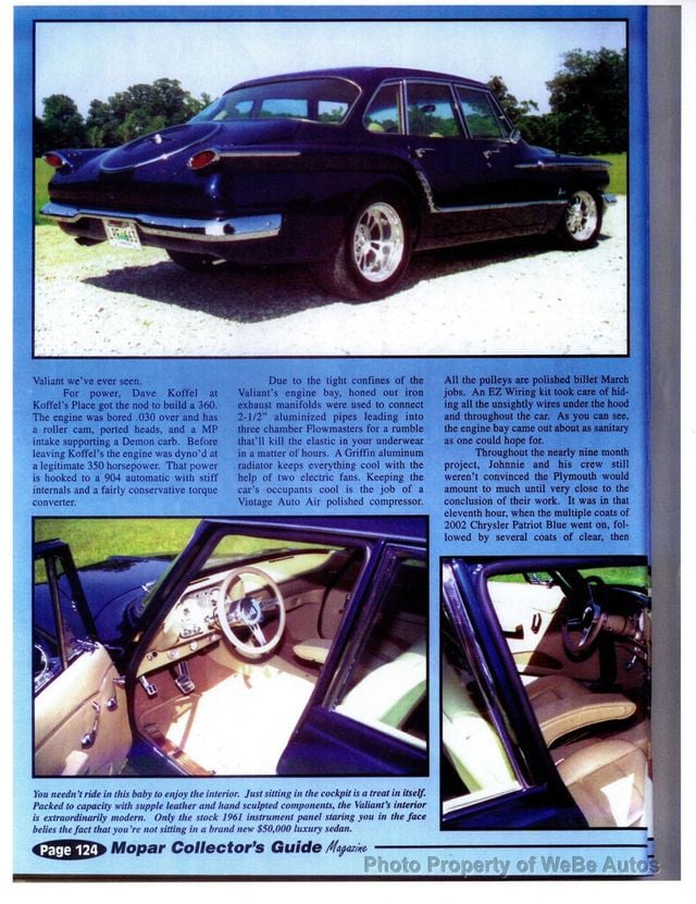 1961 Plymouth Valiant For Sale - 22888634 - 49