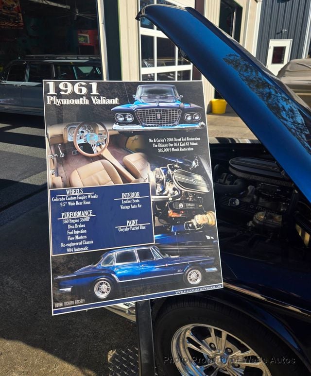 1961 Plymouth Valiant For Sale - 22888634 - 53