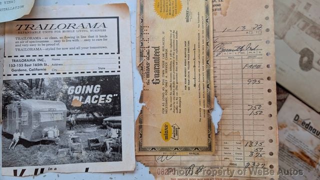 1962 Chevrolet C20 Cree Chassis Mounted Camper For Sale - 22814836 - 77