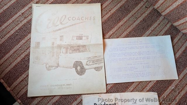 1962 Chevrolet C20 Cree Chassis Mounted Camper For Sale - 22814836 - 86