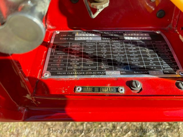 1962 Jaguar E-Type 1962 JAGUAR S1 E-TYPE OPEN TWO SEATER - 21813404 - 34