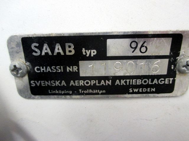 1962 Saab 96  - 15126660 - 4