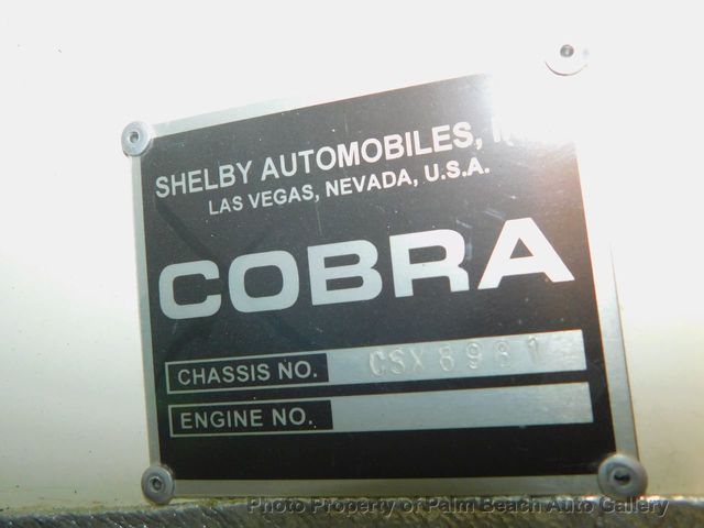 1962 Shelby Cobra CSX8000 Shelby Cobra 289 50th Anniversay Cobra Number 32 of 50 Aluminum  - 19095440 - 56