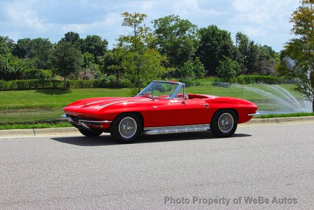 1963 Chevrolet Corvette 327/340 HP 4-Speed, Factory Power Windows - 23047856 - 16