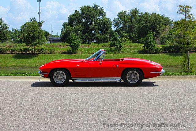 1963 Chevrolet Corvette 327/340 HP 4-Speed, Factory Power Windows - 23047856 - 1