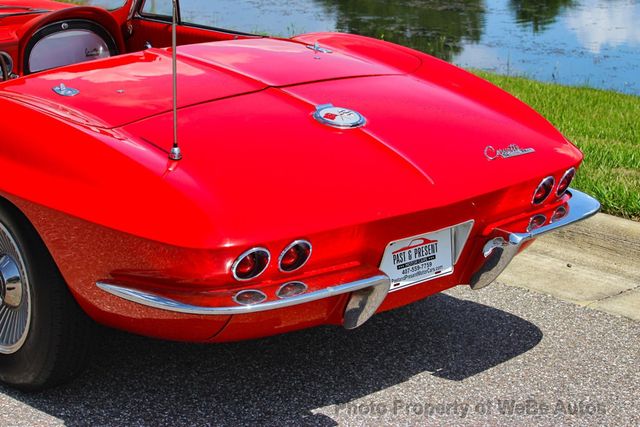 1963 Chevrolet Corvette 327/340 HP 4-Speed, Factory Power Windows - 23047856 - 23