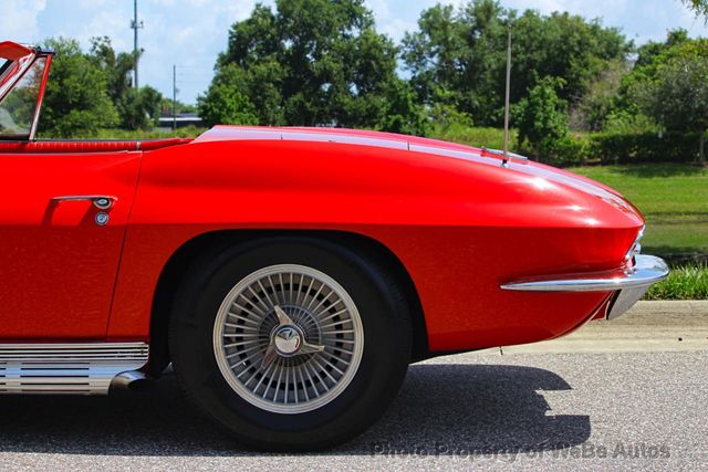 1963 Chevrolet Corvette 327/340 HP 4-Speed, Factory Power Windows - 23047856 - 25