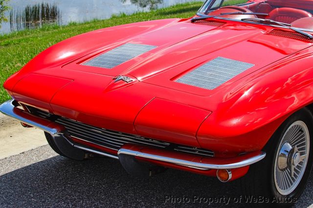 1963 Chevrolet Corvette 327/340 HP 4-Speed, Factory Power Windows - 23047856 - 28