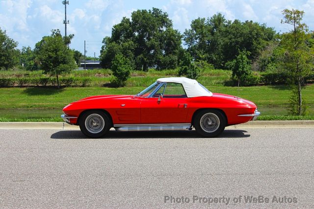 1963 Chevrolet Corvette 327/340 HP 4-Speed, Factory Power Windows - 23047856 - 35
